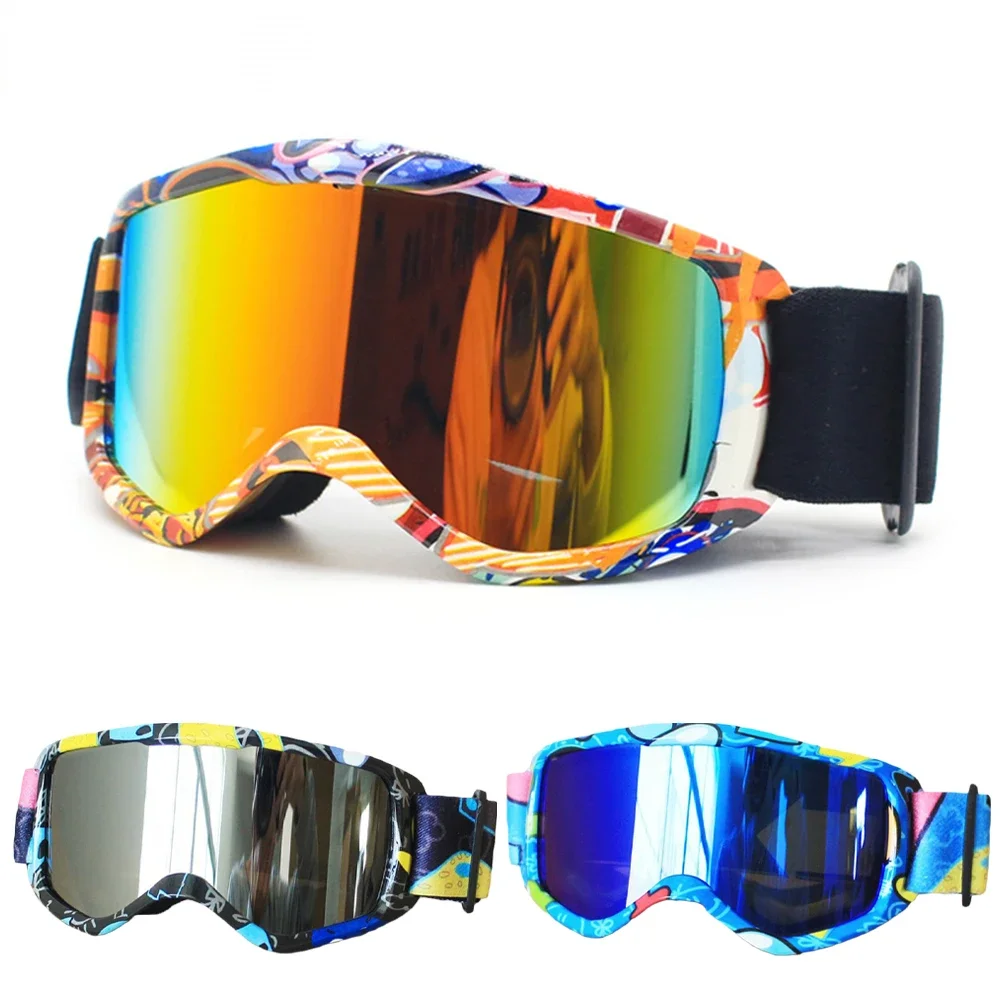 

Anti-Fog Ski Goggles Kids Goggles Winter Snowboard Skiing Glasses Outdoor Sport Windproof Ski Mask Off Road Goggles