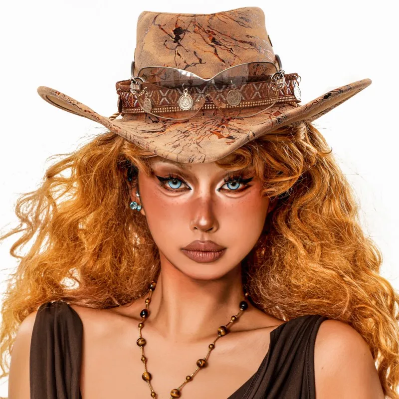 A rustic style vacation hat with brim