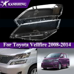 Kamshing Front Headlight Cover For Toyota Vellfire 2008-2014 Lights Shell Lampshade Head Light Glass Mask Headlamp Lens