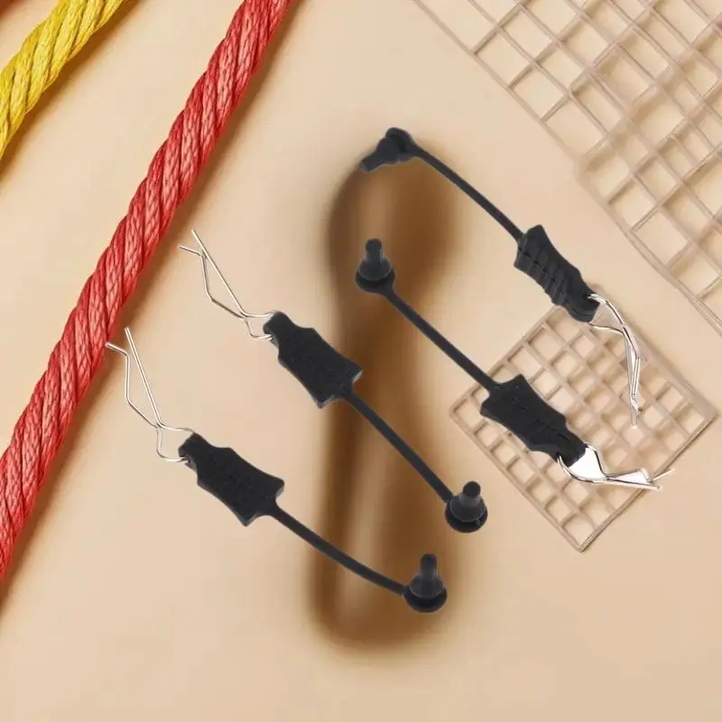 4 szt. wysokiej jakości silikonowych klipsów do mocowania elementów w modelach samochodów RC w skali 1/10 i 1/8, idealne do Arrma Granite Kraton 6s