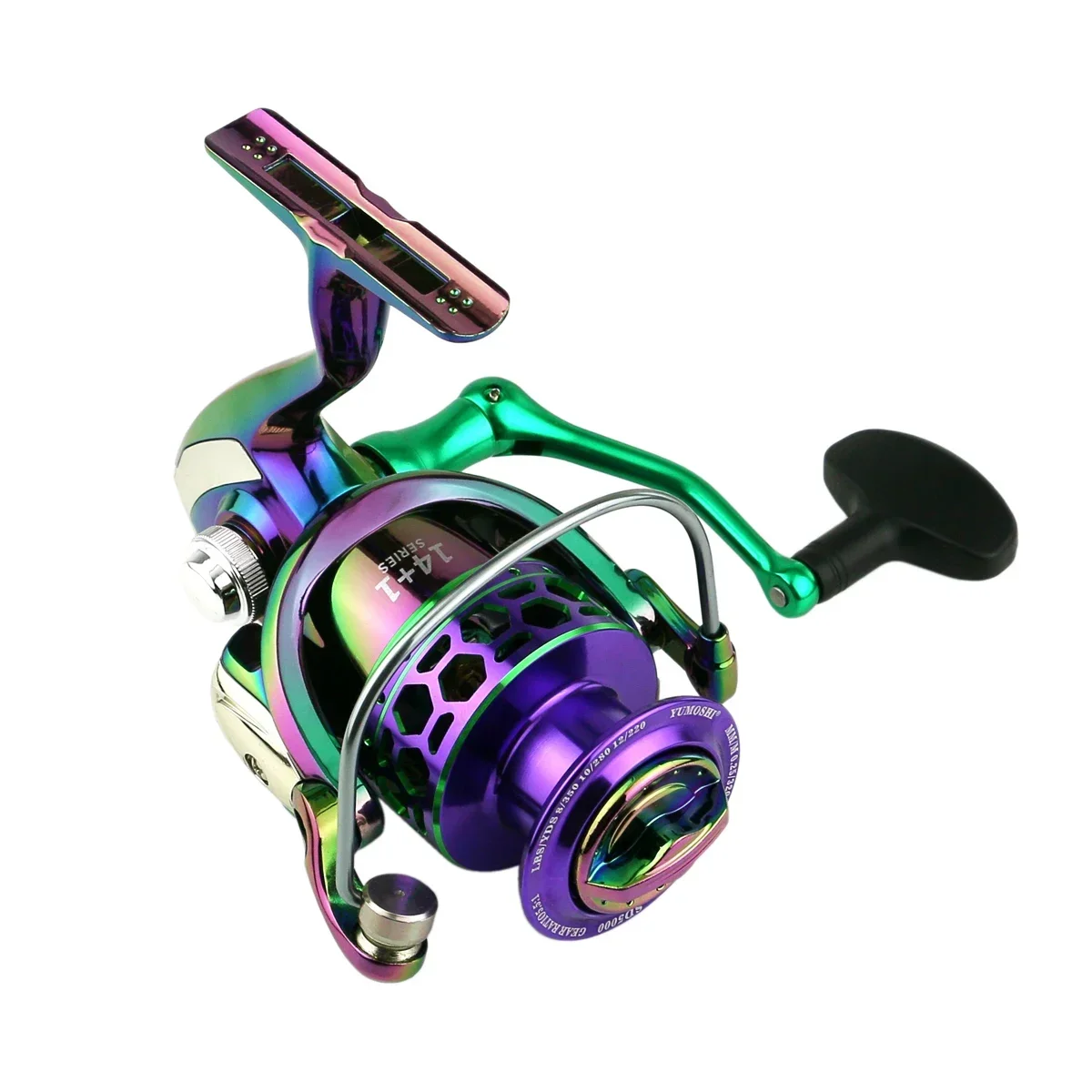 Professional Ultra Light 2000~7000 5.5:1 Gear Ratio 22LB Max Drag All-Metal Rocker Spinning Fishing Reel For Freshwater Saltw