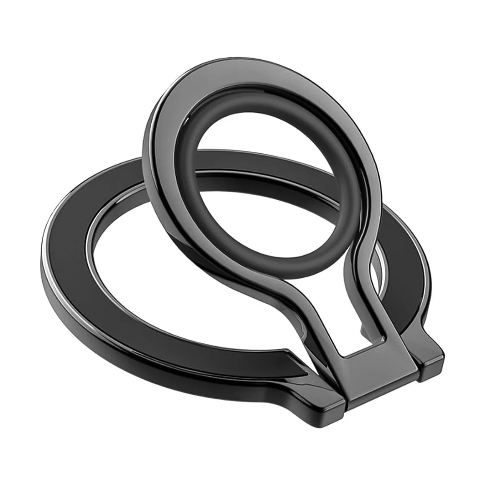 

Магнитный держатель-кольцо для телефона - тонкий, с функцией подставки и крепления на палец, легкий и портативный, для iPhone, совместим с магнитным автомобильным креплением