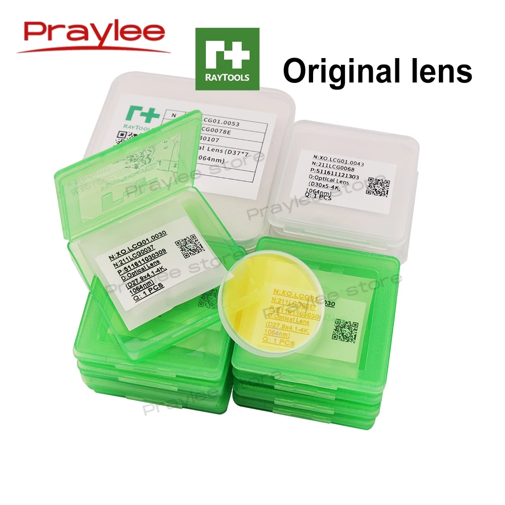 Raytools Original Laser Lens Optical Protective Windows 4kw 1064nm 27.9x4.1 24.9x1.5 37x7 211LCG0037 211LCG0020 120274100B Head