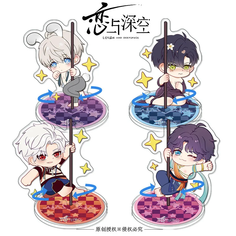 الحب والمساحة العميقة الصينية لعبة الأجهزة الطرفية الاكريليك حامل تحصيل مكتب الحلي الإبداعية هدايا عيد ميلاد لصديق فتاة لعبة