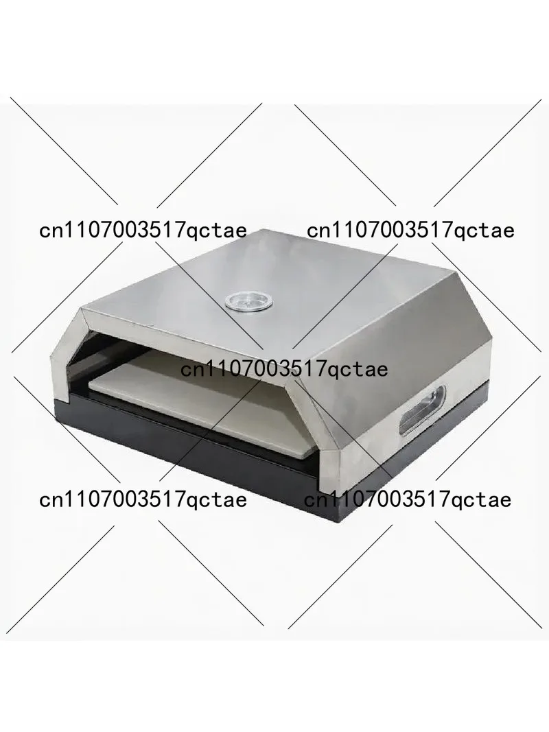 Stainless Steel Pizza Oven with Pizza Stone Bread Baking Oven Portable Pizza Oven