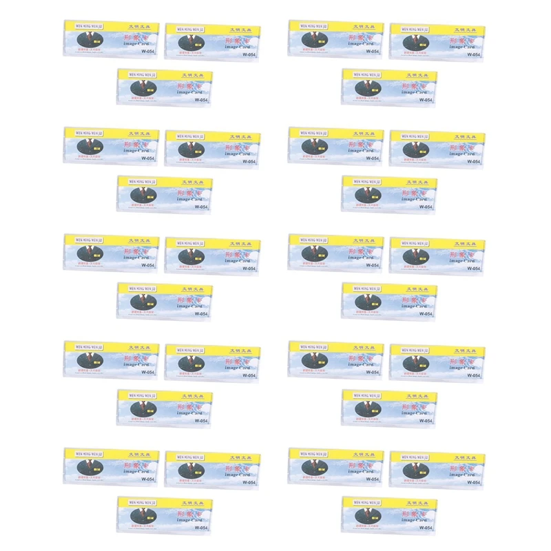 

AB46-Safetypin Clear Hard Plastic Name Tag Clip Holder 30 Pcs