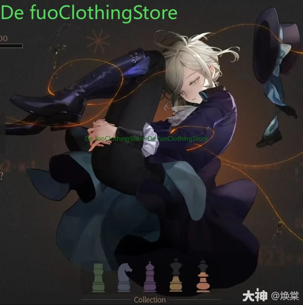 DefuoClothing Vertin Cosplay chaussures Anime bottes de Convention jeu d'anime chaussures et bottes de jeu de rôle fête d'halloween