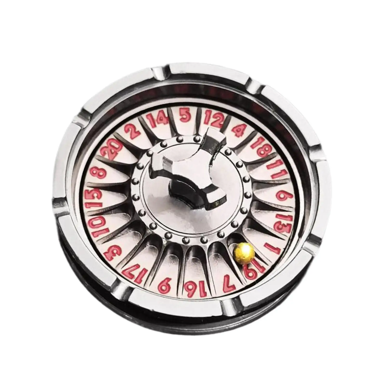 

Roulette Dice Party Prop Entertainment Rotating Dice for Bar Carnival Adults Black
