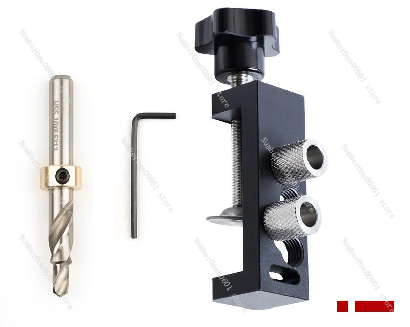 Aluminum Profile Drilling Assistant 2020 Aluminum Profile Vertical Drilling Machine DIY Hole Locator Metal Drill Bit