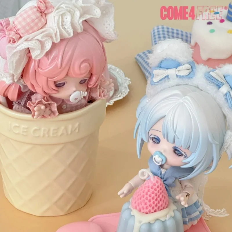 

Оригинальный Come4free 14 см молочный торт Dream Puff Series 1/12 Bjd коробка-сюрприз шарнирная фигурка модная коллекция подарки