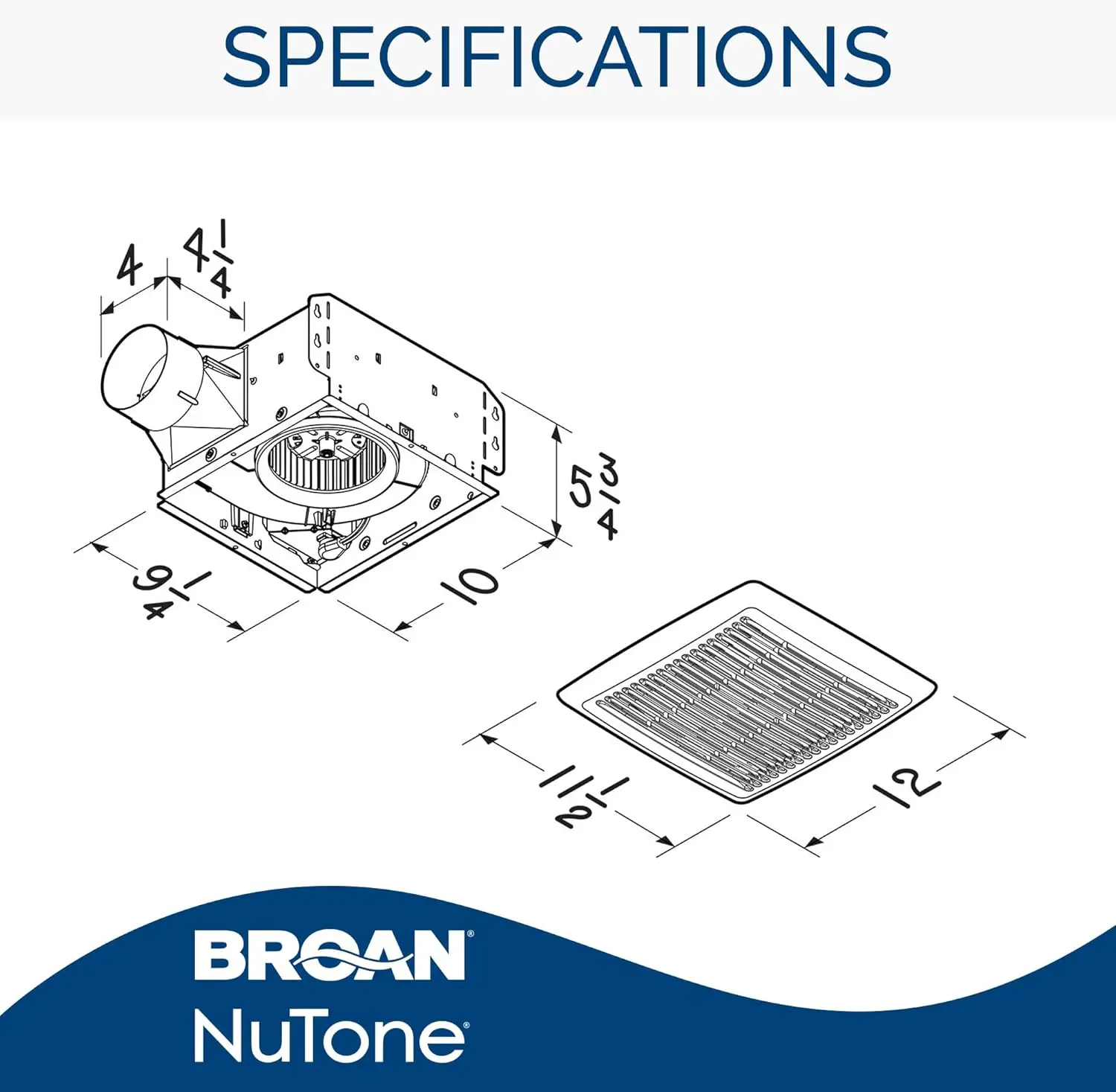 ENERGY STAR Qualified Single-Speed Ventilation Fan