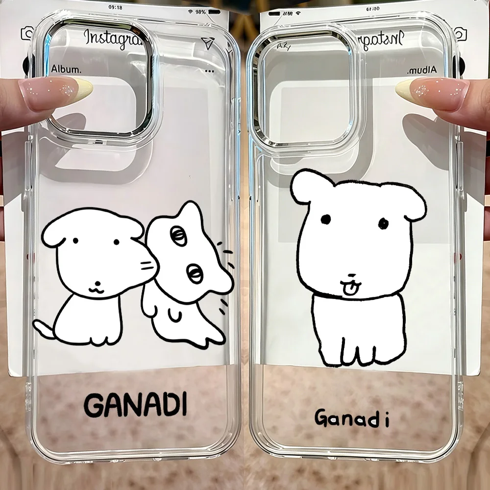 NEW Cute Ganadi PuppyS Phone Case for Samsung Galaxy A57 A56 A36 A26 A06 A55 A35 A16 A54 A34 A25 A24 A15 A14 A05 A73 A53 4G 5G