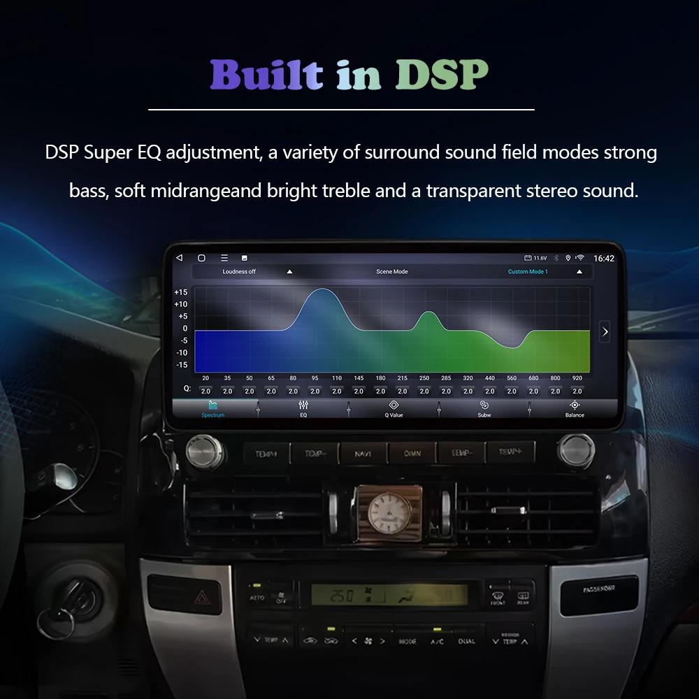 12.3 بوصة أندرويد لفورد فييستا 2009 - 2014 سيارة فيديو مشغل وسائط متعددة لتحديد المواقع والملاحة DSP ستيريو شاشة تعمل باللمس اكسسوارات واي فاي