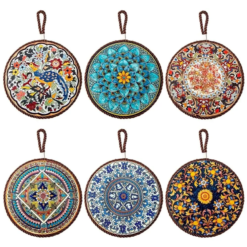 

Creative Round Table Placemat Anti-scalding Non-slip Coffee Cup Table Mat Reusable Heat Resistant Restaurant Dining Pads