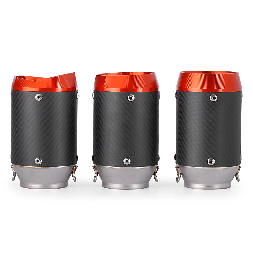 

Intelligent Library Modified Universal Large Displacement Carbon Fiber Exhaust Muffler For Z900 Z1000 Ninja400 CBR500 R6 Motorcy