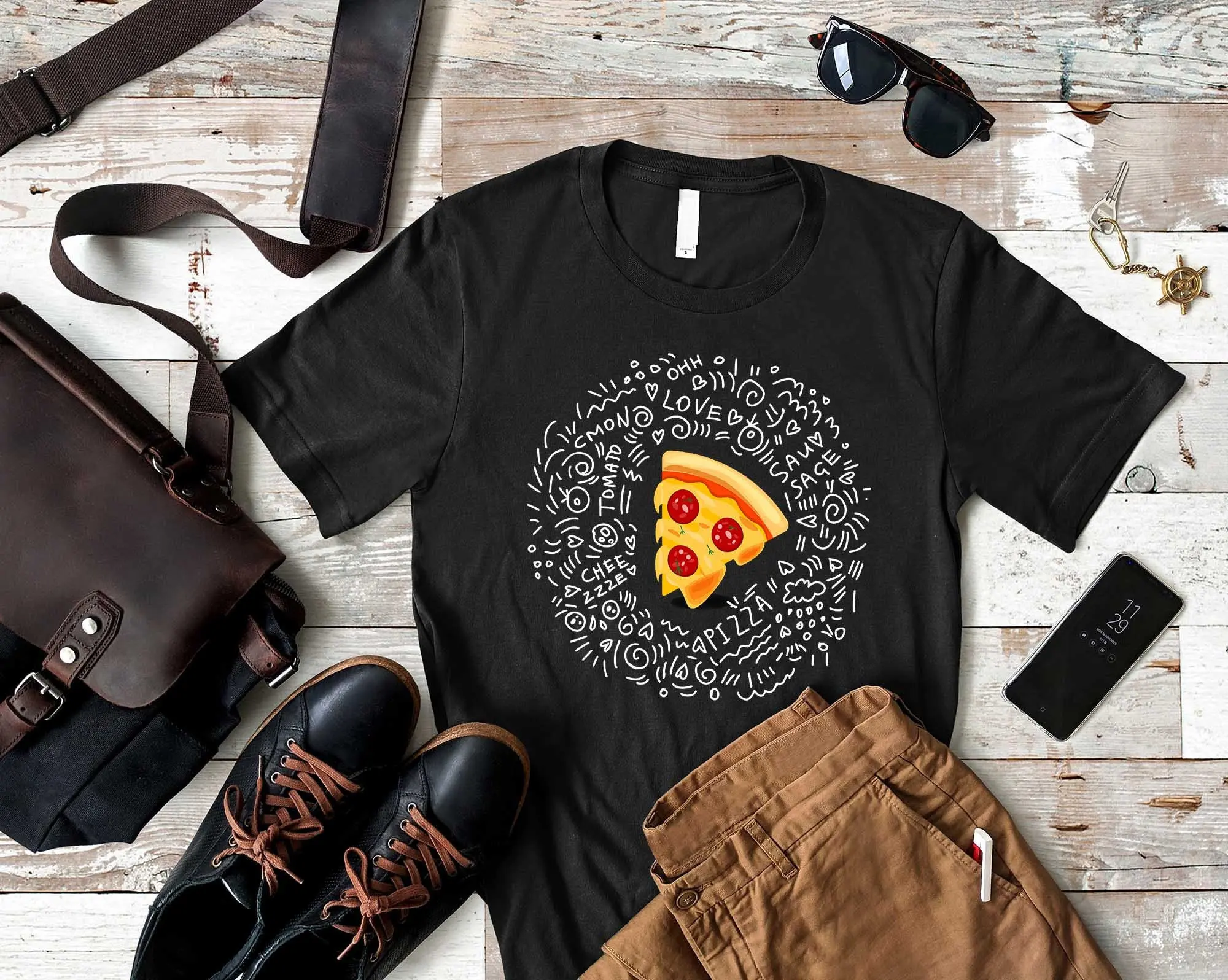 Pizza Slice T Shirt Party Birthday Foodie Lover s Italian Food