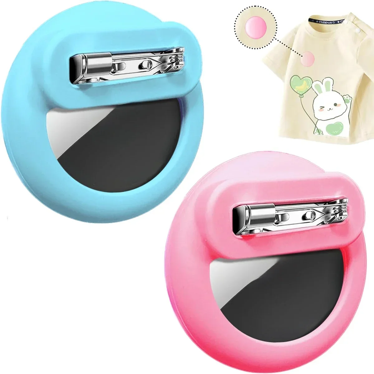 HOT Silicone Airtag Holder for Kids with Safety Pins AirTag GPS Tracker Case for Elderly Hidden Inside Clothes Shoe Backpack