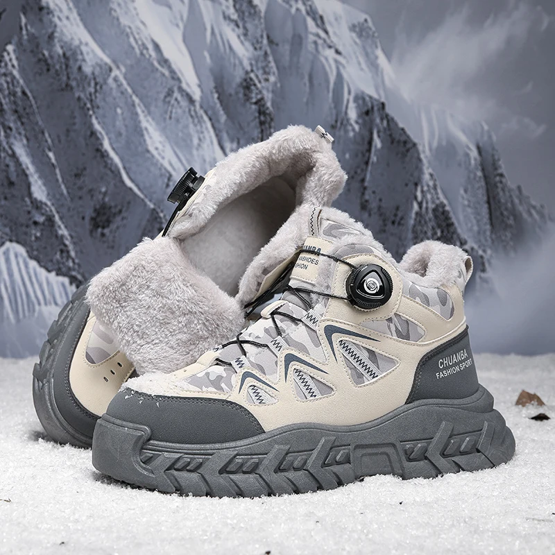 

Winter Men's Boots Cold Winter Warm Boots, Snow Boots, Outdoor Workwear Boots, Trendy and Fashionable