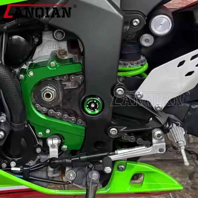 

ZX6R 2019-2024 Frame Hole Caps Cover CNC Aluminium Frame Plug For Kawasaki ZX-6R ZX-10RR ZX-10R NINJA1000SX Z1000 SX Motorcycle