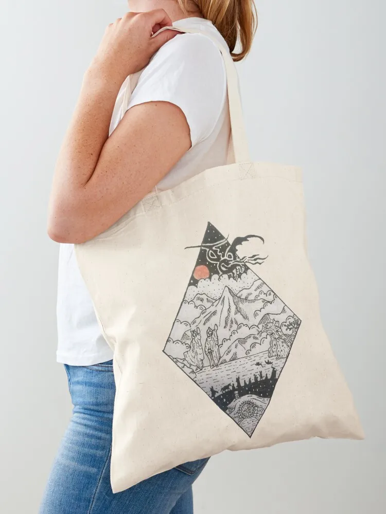 

Let's go on an adventure! Tote Bag Canvas shoulder bag tote bag woman canvas tote shopper bags