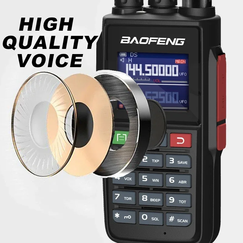 Baofeng UV-22 Pro Max Walkie Talkie 4-Band UV-G26Pro FM Transceiver Two Way Radio NOAA Long Range Wireless Frequency Copy UV-22L