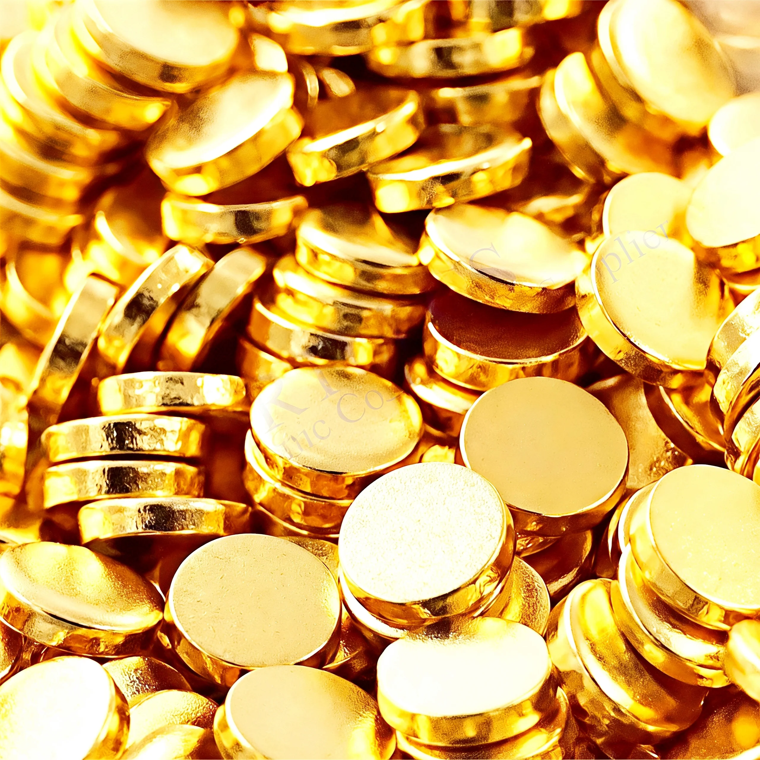 10/30/50/500 Pcs Female Pogo Pin Flat Surface Mount Circular Contact Pad Diameter 1.3 1.5 2 3 4 5 6 Brass Gold Plated Connector