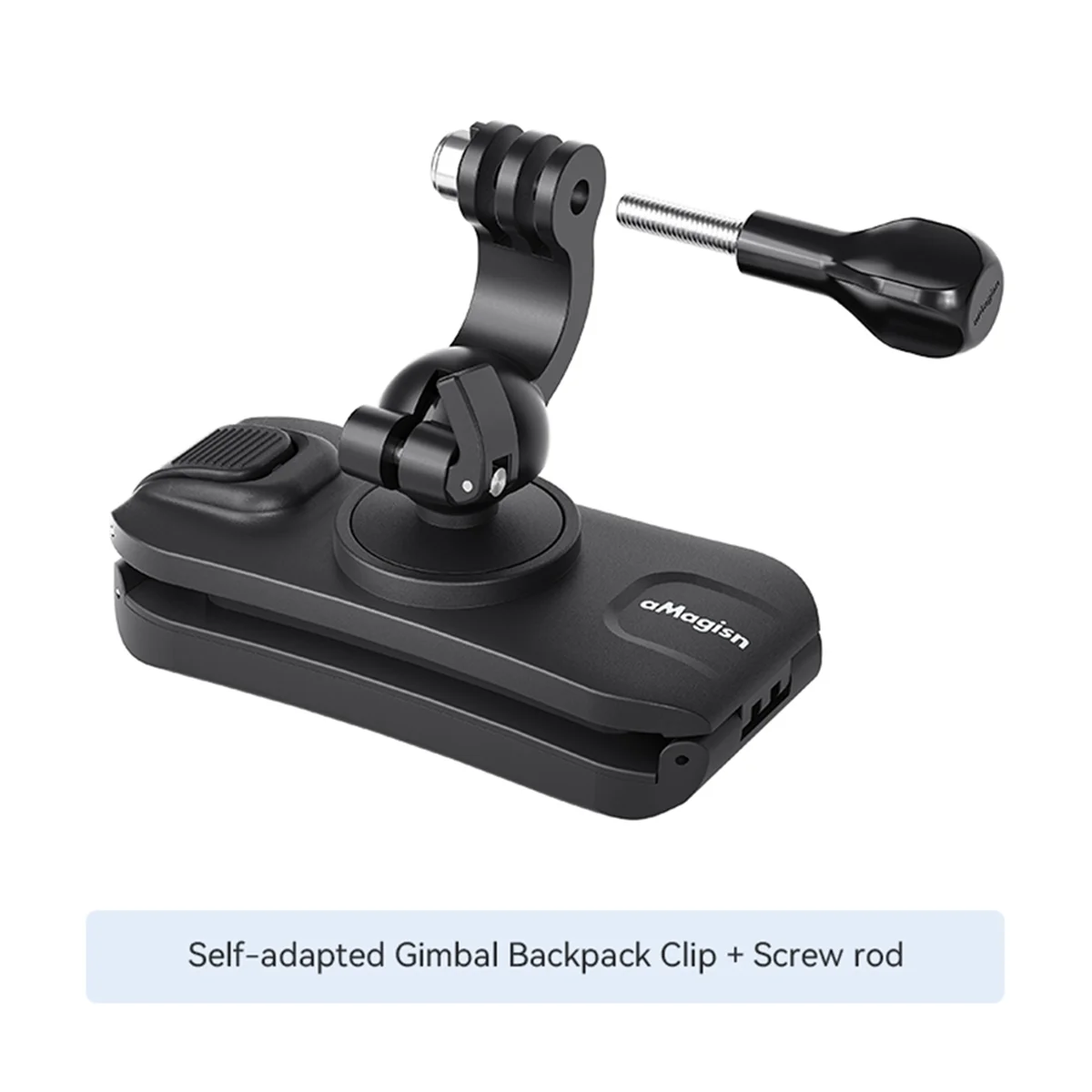 X61A_AMAGISN 360 °   Klip Ransel Rotasi untuk Insta 360 GoPro 13 Action 4