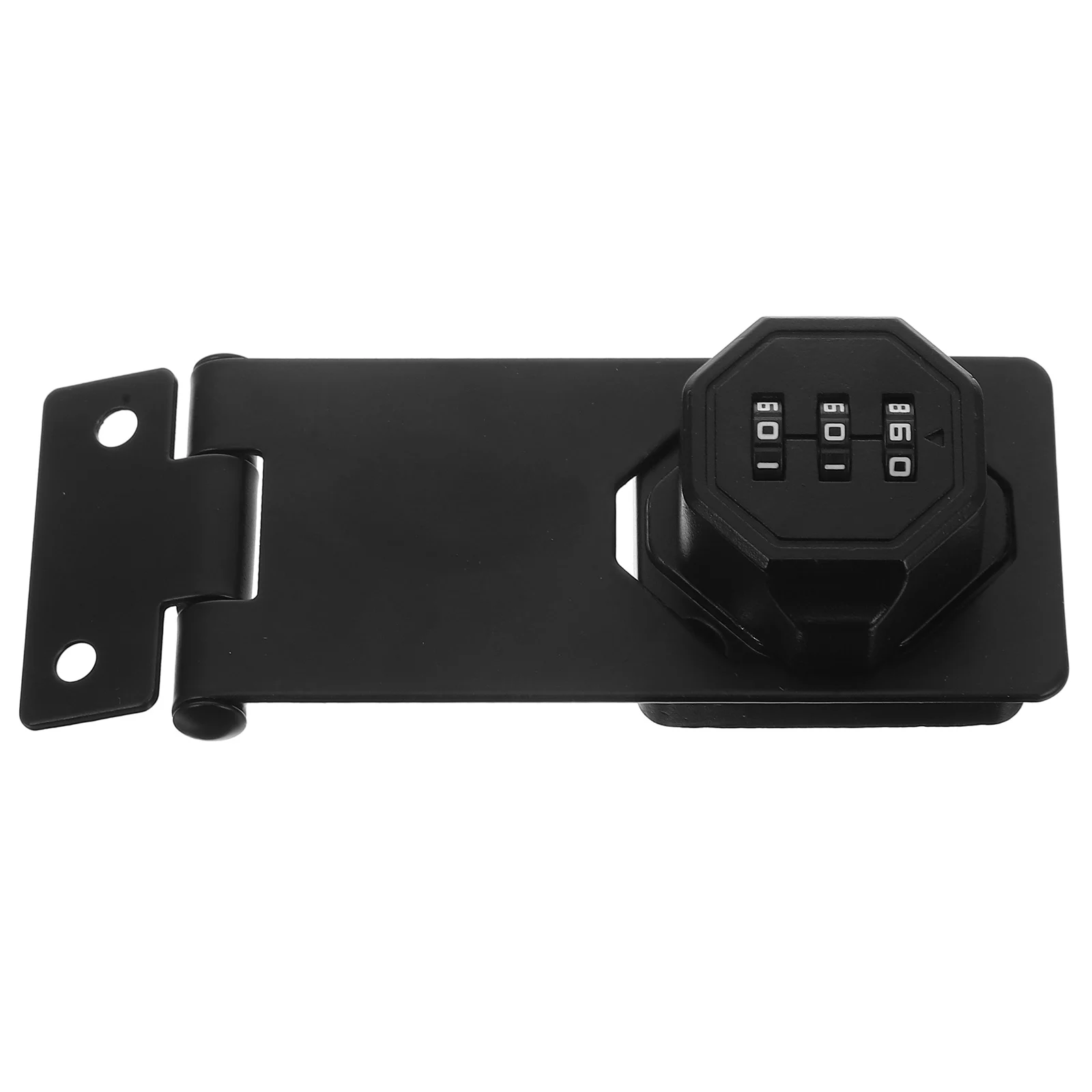 4.5 Inch Alloy Cabinet Door Lock Password Latch Security Slide Barn Closet Gate Combination Hasp Lock Hardware Push Pull