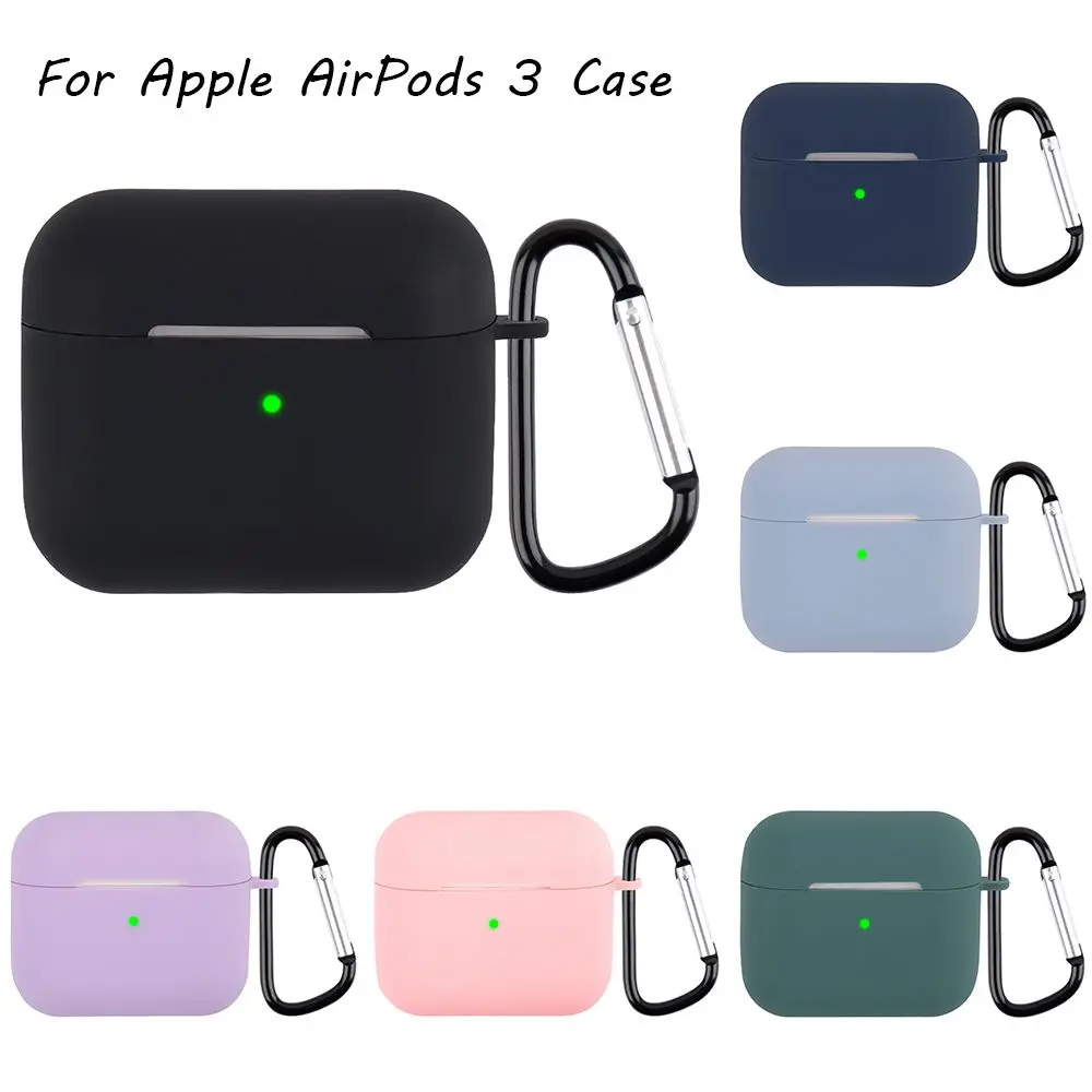 Silicone Capa Protetora para Apple AirPods 3, Shockproof Case, Multicolor Bluetooth Fone de Ouvido Acessórios, 3rd Generation