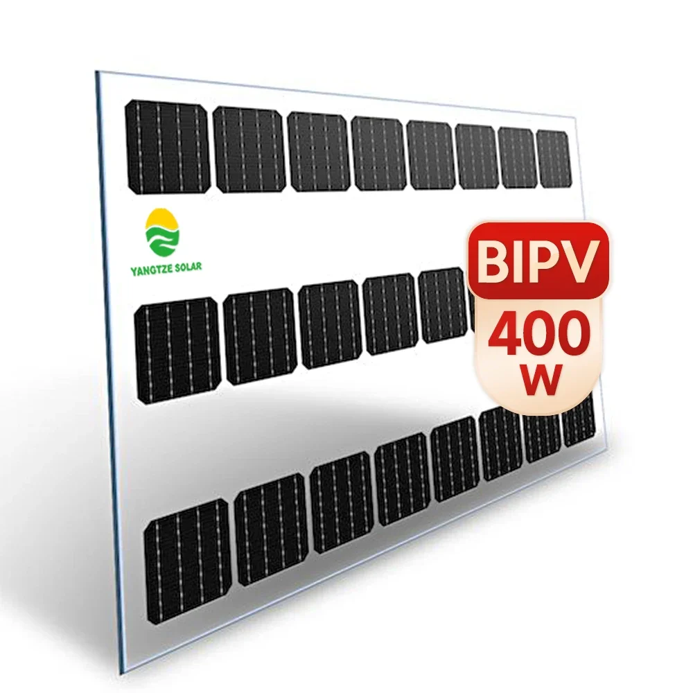 400W Transparent Thin Film Solar Panel Mono Photovoltaic Price Roof System Windows 250w Trade For Carport