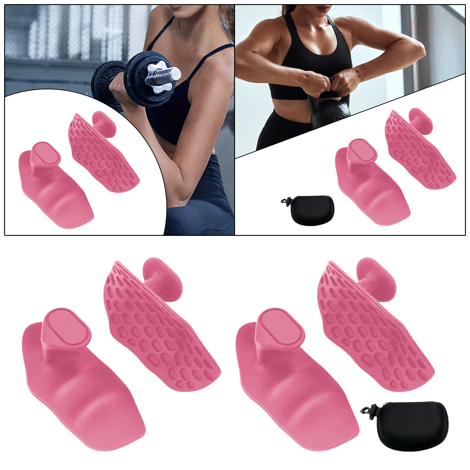 

Силиконовый захват для рук, усилитель для предплечья, тренажерные залы, ручки без пальцев, защита для тяжелой атлетики, тренировок в тренажерном зале