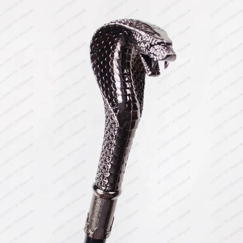 حار بيع الفاخرة الذهب والفضة كوبرا رئيس الفاخرة عصا للمشي الملك المصري فرعون الصولجان الرجال قصب المشي الزخرفية