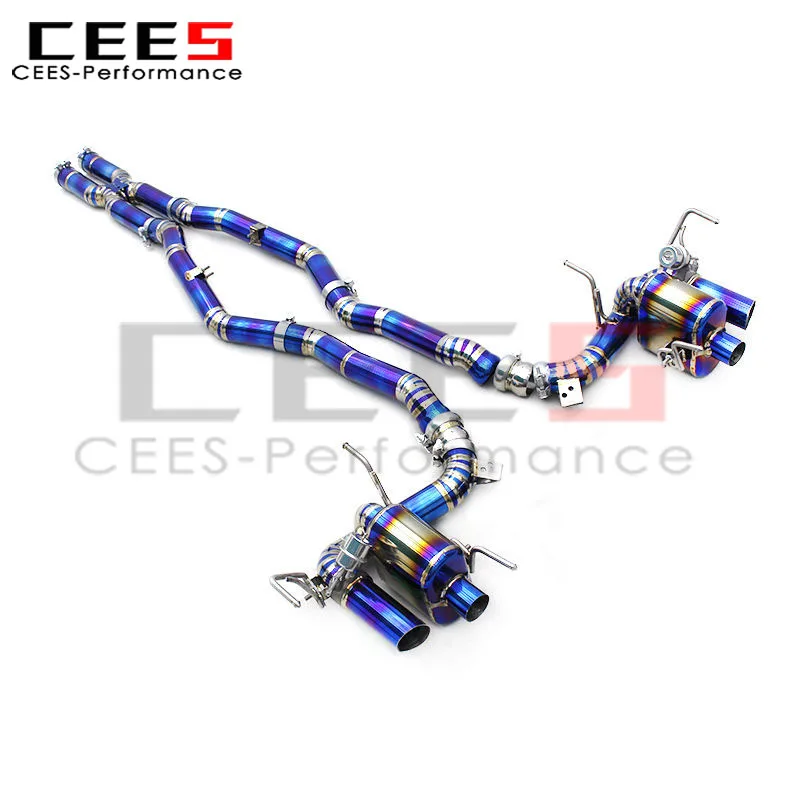 

CEES Спортивная выхлопная система с клапаном для Ferrari F12 Berlinetta 6.3L V12 2013+, легкая X-труба, выхлопная система Catback с управлением