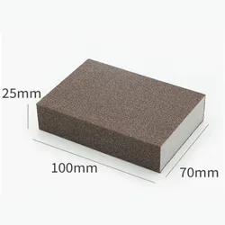 60/80/120/210Grit Wall Grinding Sponge Sanding Block Sandpaper Paint Polished Sand Brick For Wet And Dry Polishing