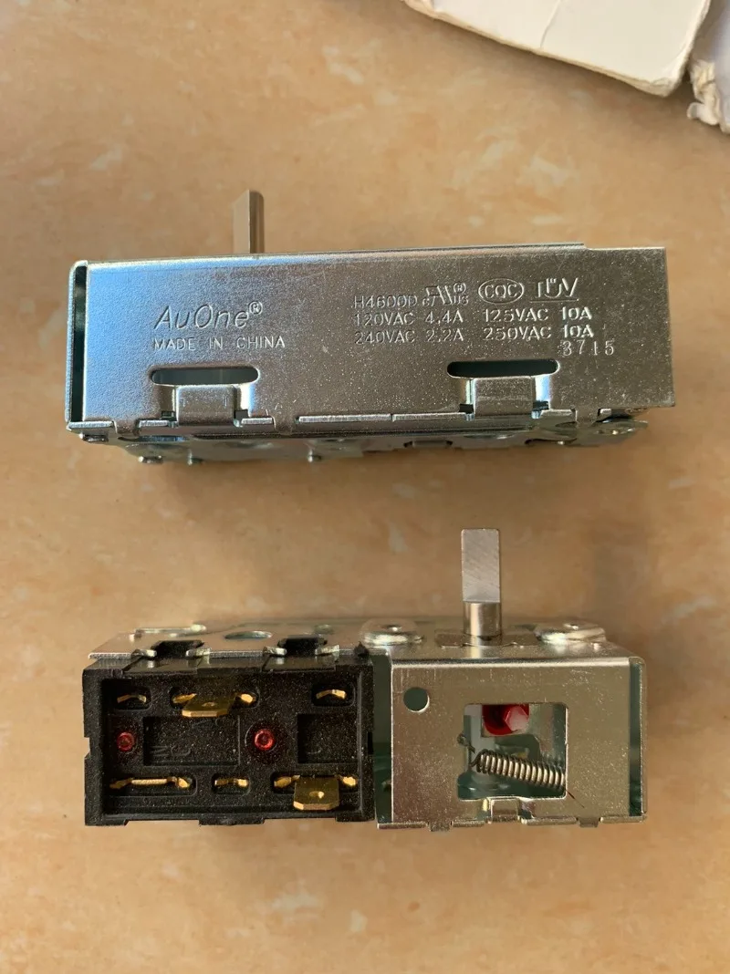 AUONE H4600D Adjustable Humidity Switch with 10-80% Range 4.4A 120V 2.2A 240V New Model
