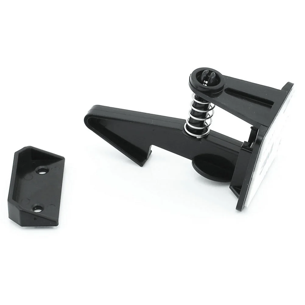 

12Pairs Proofing Locks Cabinet Drawer Safety Latches Resistant Secure Closure for Home Protection Black