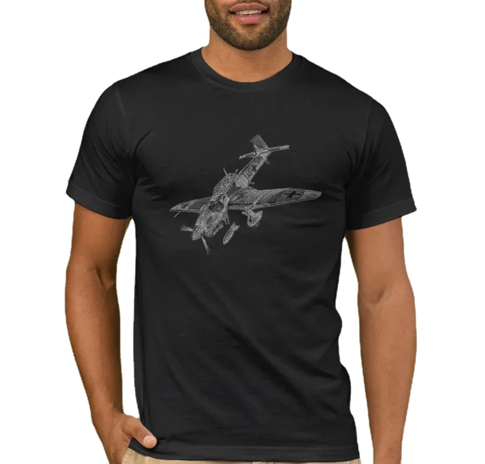 German Stuka Luftwaffe Dive Bomber T-Shirt. Summer Cotton O-Neck Short Sleeve Mens T Shirt New S-3XL