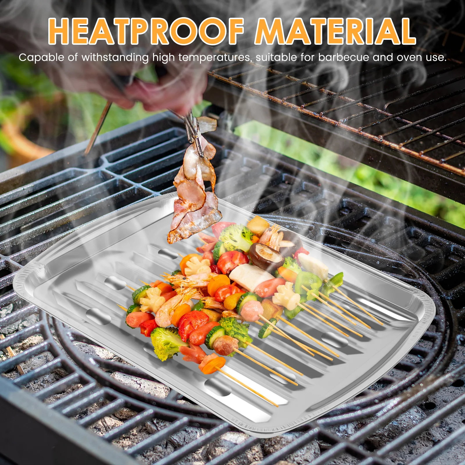 Aluminum Foil Trays Non-Stick  - огляд і ціна Camping Cooking Bbq