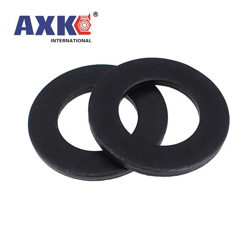 2/50Pcs M3 M4 M5 M6 M8 M10 M12 M14 M16สีดำเกรด8.8เหล็กขนาดใหญ่ Oversize ขนาดใหญ่กว้างแบนเครื่องซักผ้าธรรมดาปะเก็นคุณภาพสูง