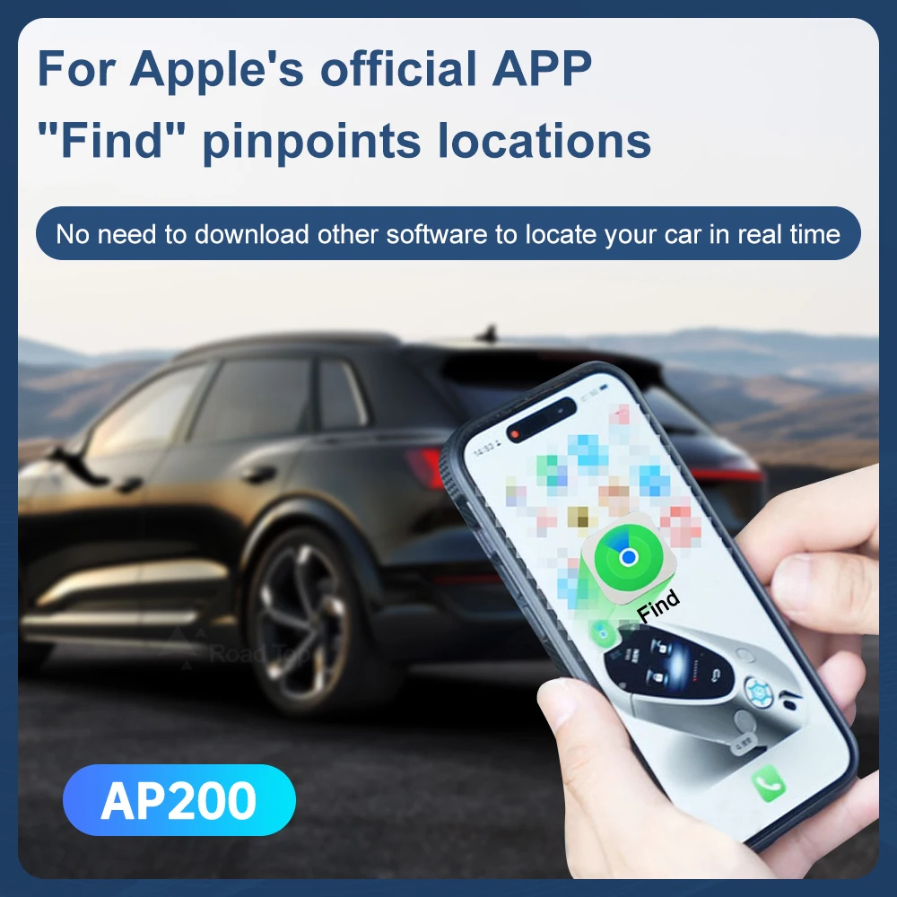 Pelacak Gps Universal AP200 untuk mobil otomatis OBD pengisi daya rokok pemantik USB tipe-c GPS Locator Find My App resmi