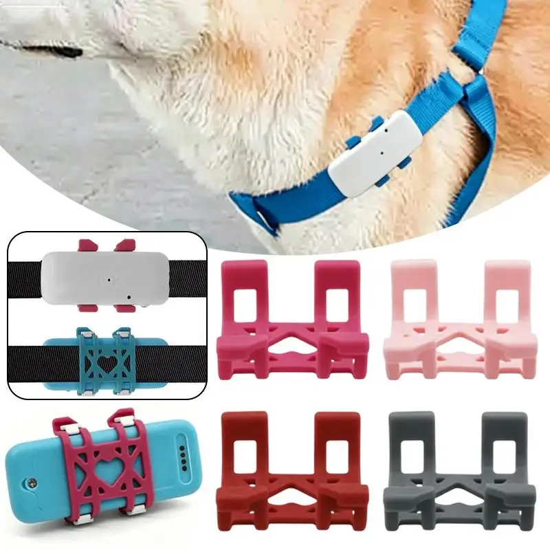 Mini Silicone Pet Tracker Clip Anti Loss Anti-slip Easily Clip Cat Dog Locator Protective Sleeve For Pet GPS TK911SA