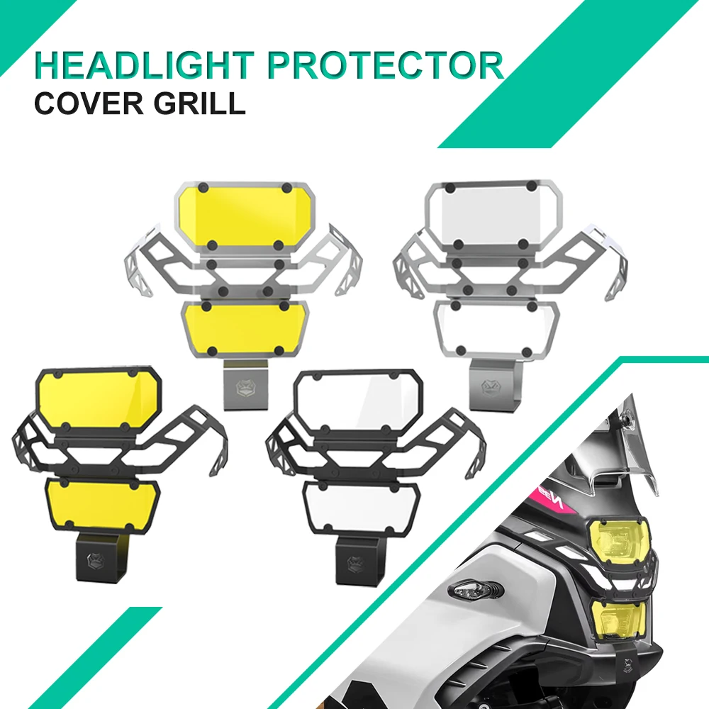 

For CFMOTO 450MT CF MOTO 450 MT IBEX 450 2024-2025-2026 Headlight Guard Cover Protection Motorcycle Stainless Steel Accessories