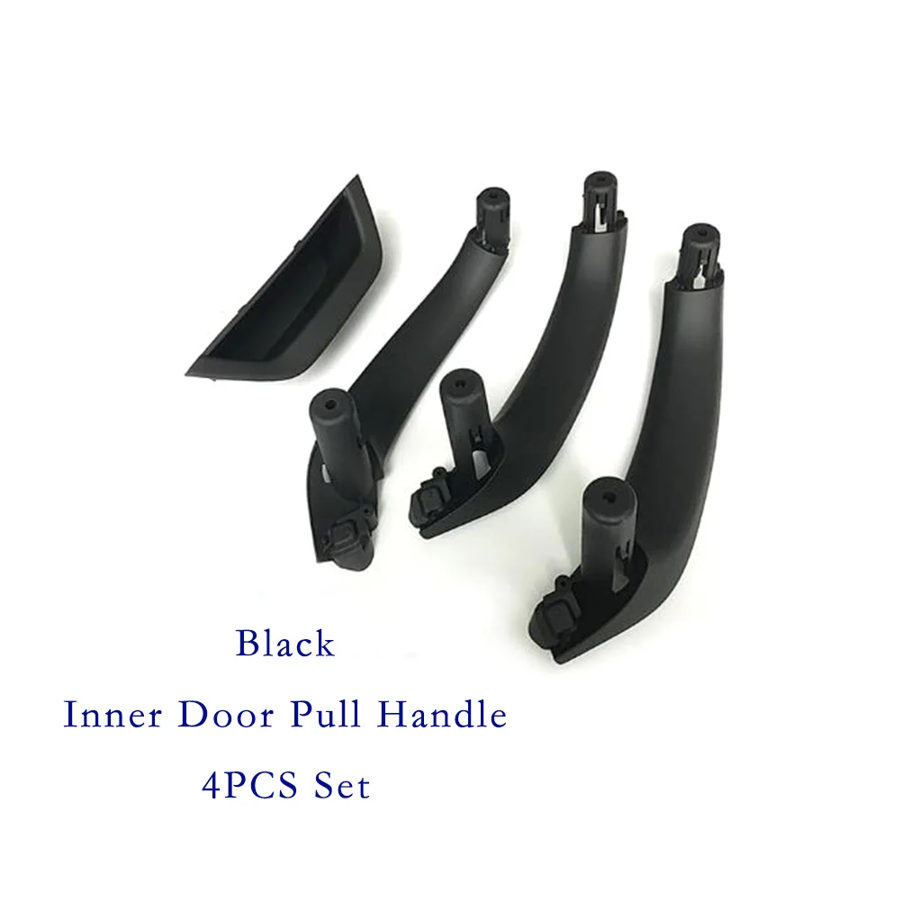 4PCS Inner Door Pull Handle Cover Set Trim For BMW X3 X4 F25 F26 10-17 LHD