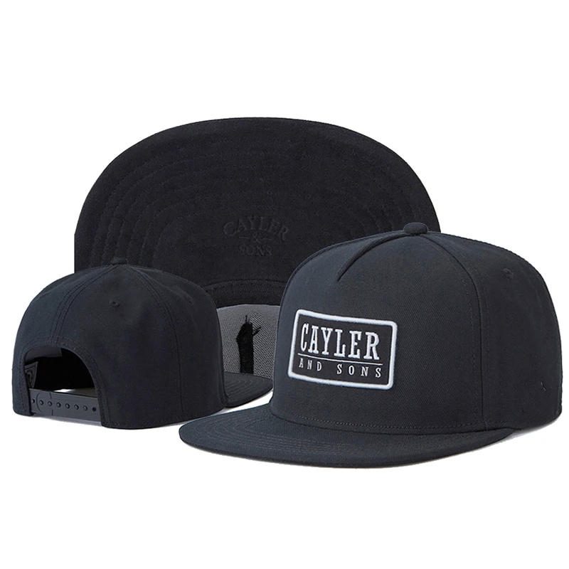 CAYLER haft czapka z daszkiem w stylu hiphop czapka typu snapback dla dorosłych kapelusz przeciwsłoneczny unisex regulowane czapki baseballowe w