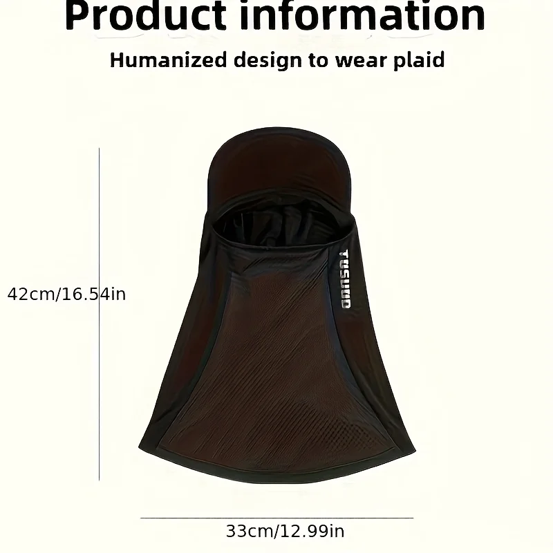 TOUOD Men's Motorcycle Windproof Headgear, Summer Women's Face Protection, Scarf Cover, Outdoor Riding Frost Mask