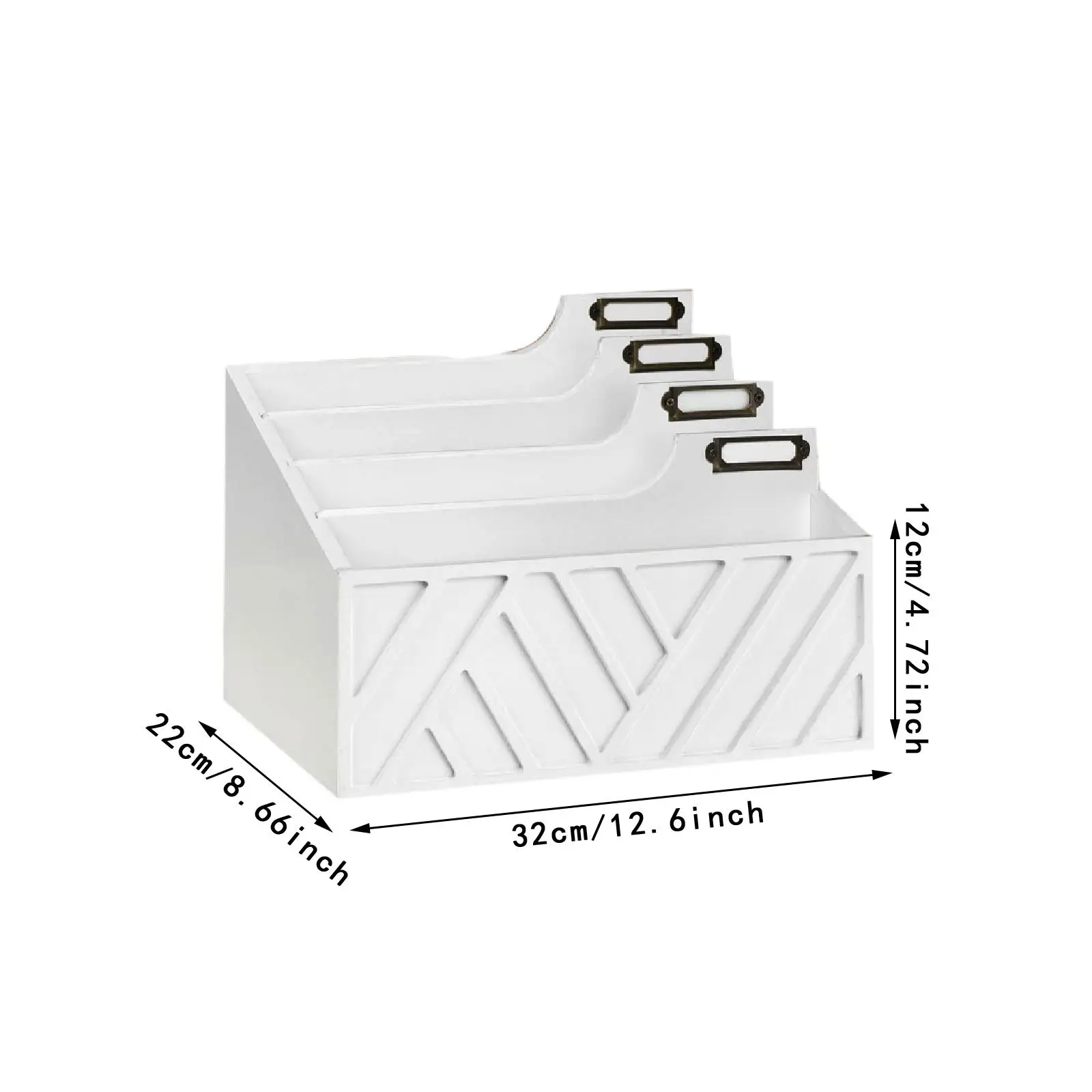 Mail Organizer Countertop File Sorter Organizer Organization Modern Letter