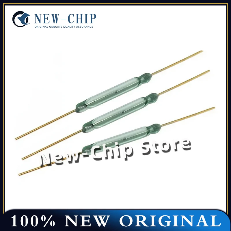 5PCS-100PCS/LOT  MKA20101  2.5X20MM  Reed tube magnetron magnetic induction switch Normally open type  NEW ORIGINAL