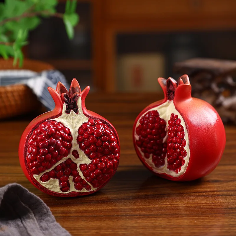 Pomegranate Cake Ornaments Car Crafts Resin Ornaments Jewish New Year Gift Decorations