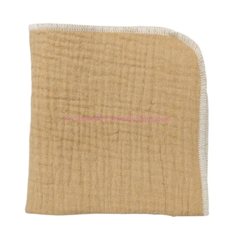 

85AE Cotton Washcloth Baby Muslin Face Towel Newborns Burp Cloth for Delicate Skin Soft Absorbent Muslin Hand Washing Towel