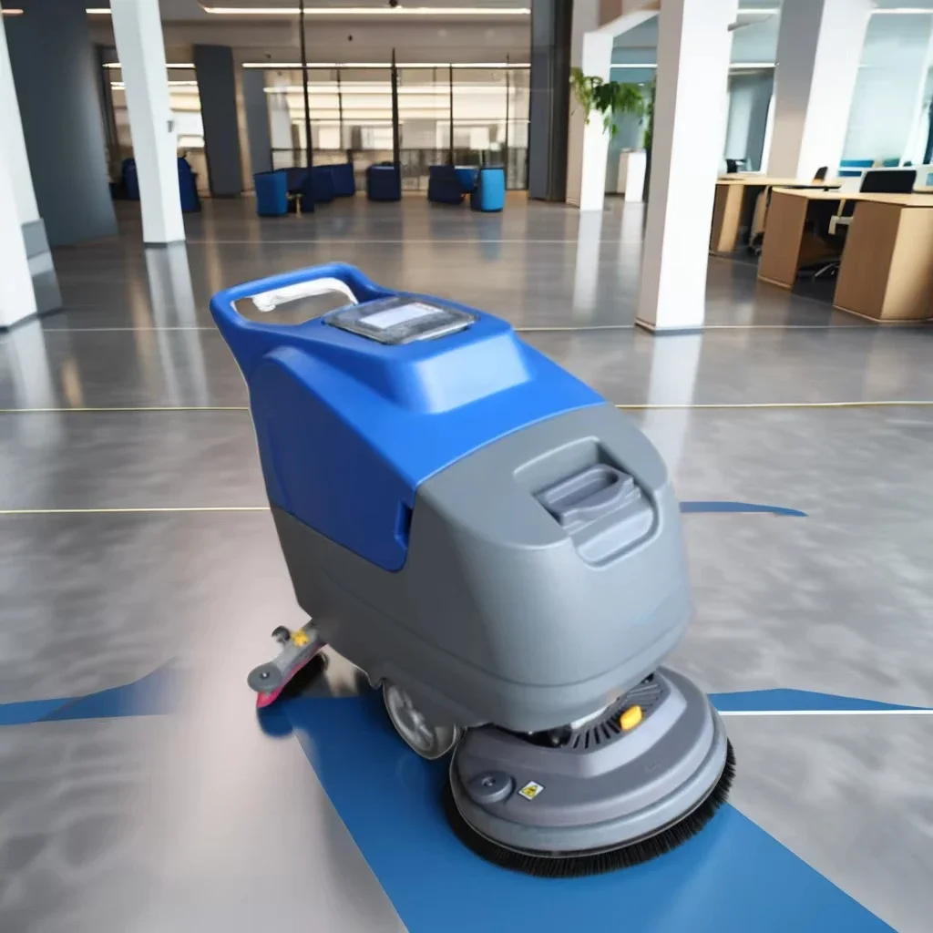 Wholesale Price Wet Dry Cleaning Machine Electric Industrial Hand Push Floor Sweepers with Single Disc